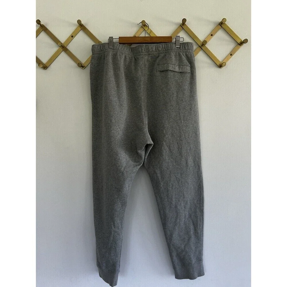 Men's Nike Club Fleece Jogger Sweatpants Size 3XL Tall Grey Pants Comfort Gym *